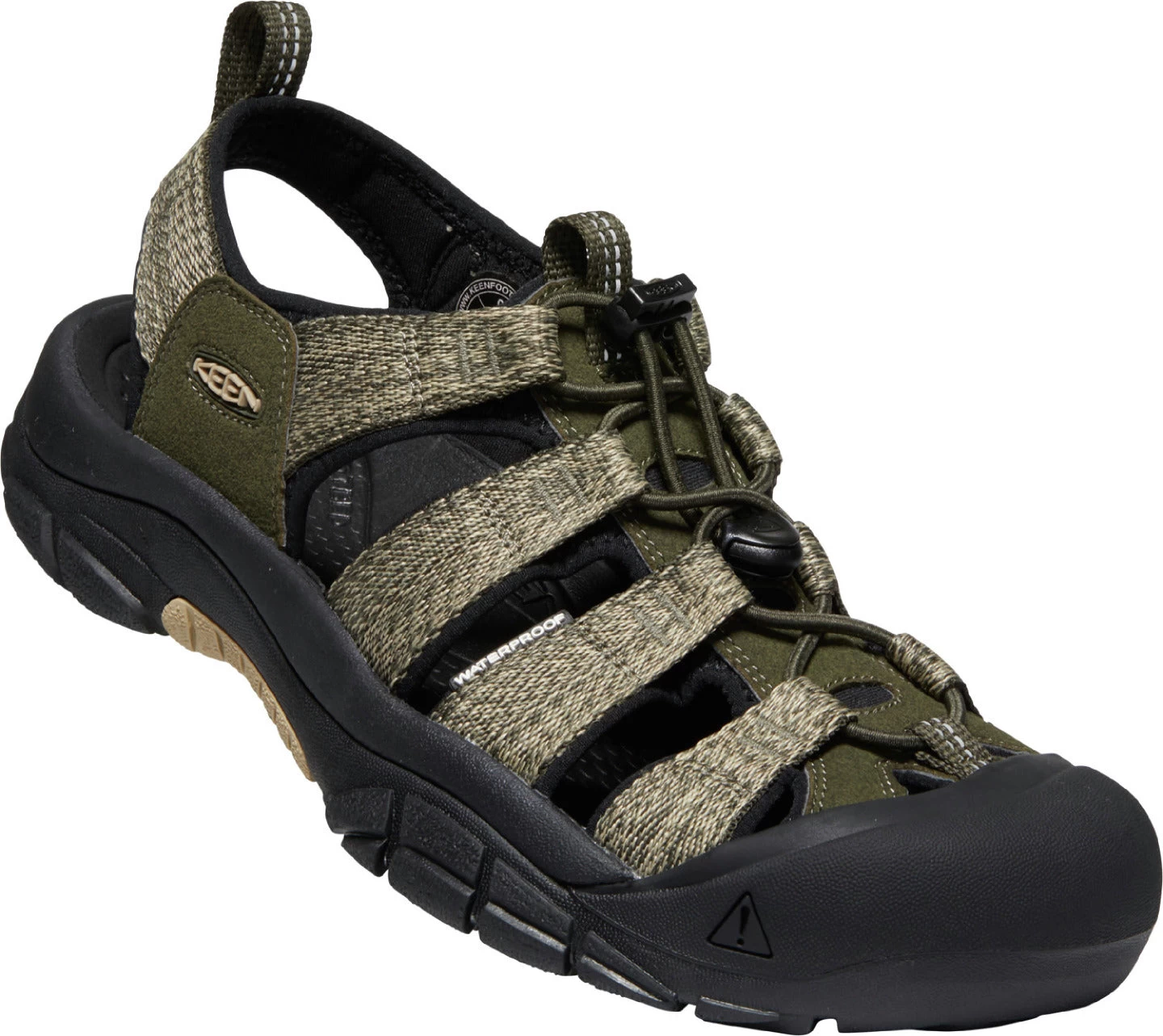 'Keen Outdoor' Men's Newport H2 Sandal - Forest Night / Black - Image 6