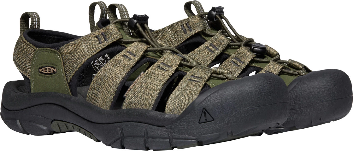 'Keen Outdoor' Men's Newport H2 Sandal - Forest Night / Black - Image 5