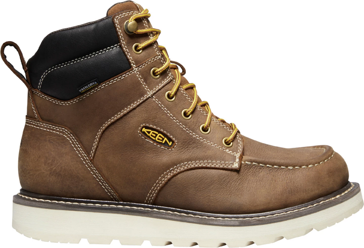 'Keen Utility' Men's 6" Cincinnati EH WP Soft Toe - Belgian / Sandshell