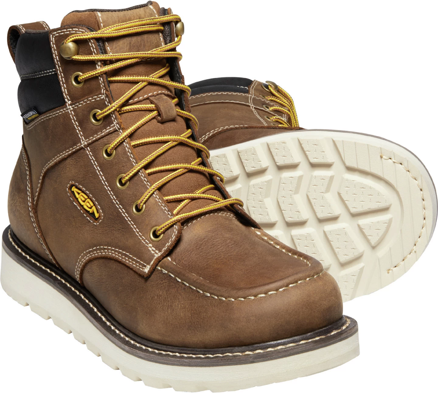 'Keen Utility' Men's 6" Cincinnati EH WP Soft Toe - Belgian / Sandshell - Image 7