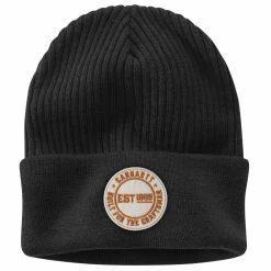 'Carhartt' Knit Cuffed Craftsman Patch Beanie - Black