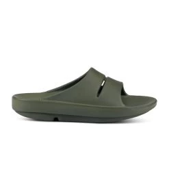 'OOFOS' Unisex OOahh Slide Sandal - Forest Green