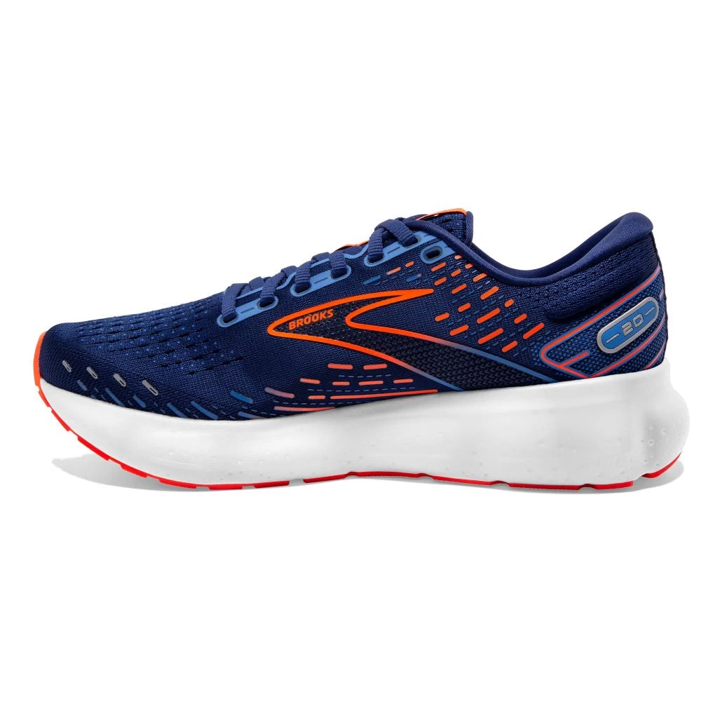 'Brooks' Men's Glycerin 20 - Blue Depths / Palace Blue / Orange - Image 6