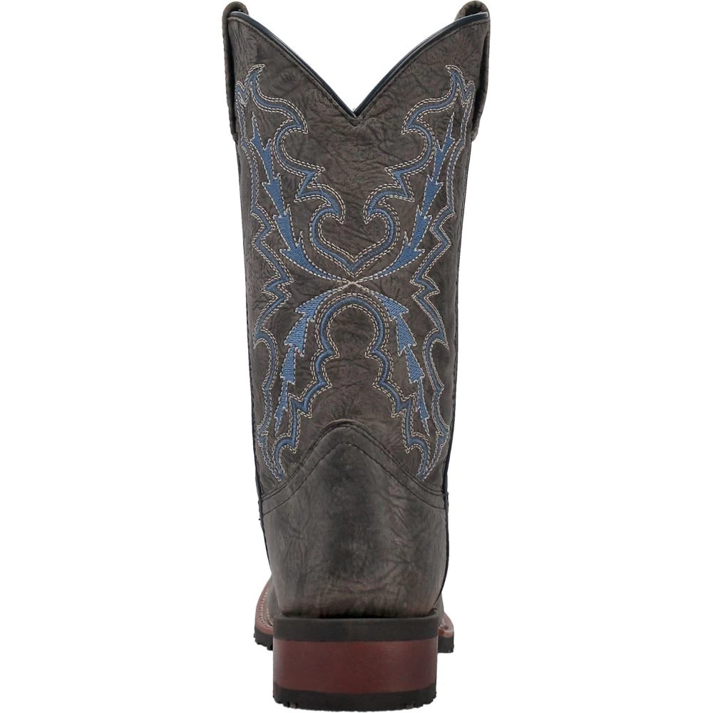 'Laredo' Men's 11" Winfield Western Square Toe - Grey - Image 5