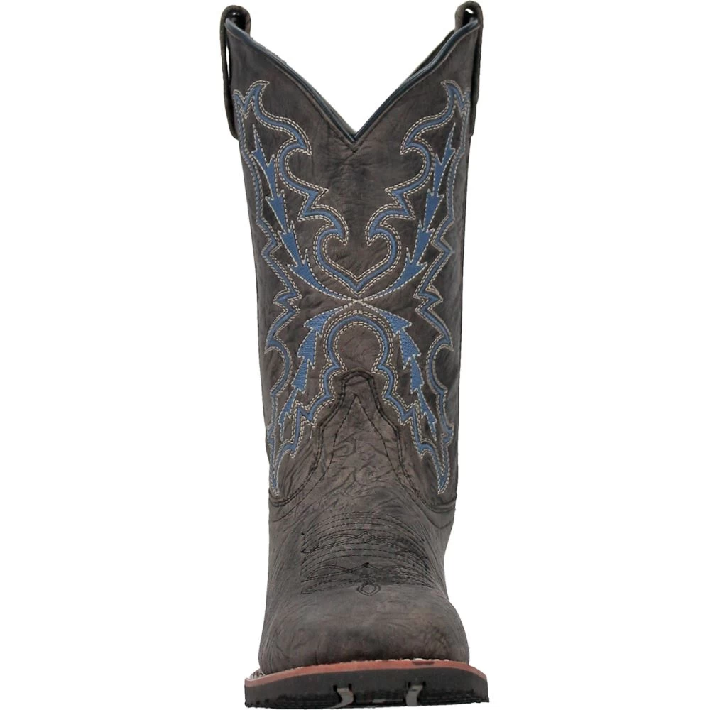 'Laredo' Men's 11" Winfield Western Square Toe - Grey - Image 4