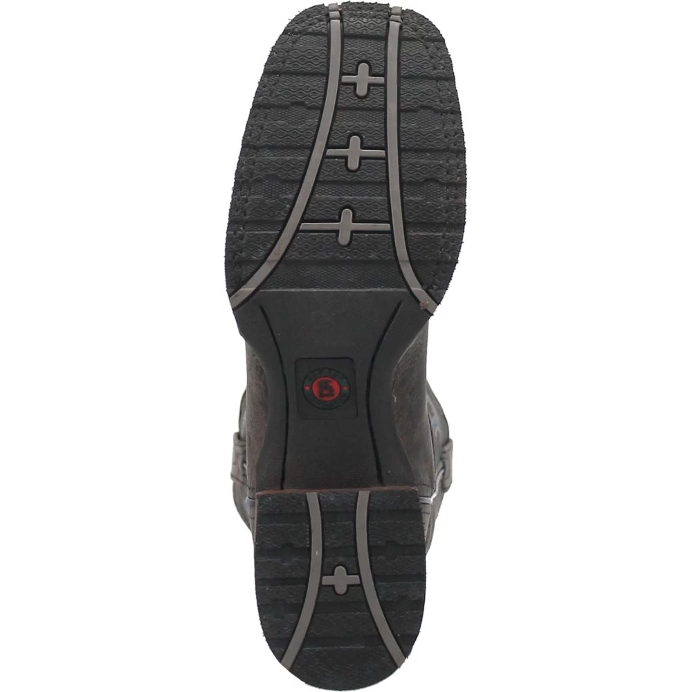 'Laredo' Men's 11" Winfield Western Square Toe - Grey - Image 3