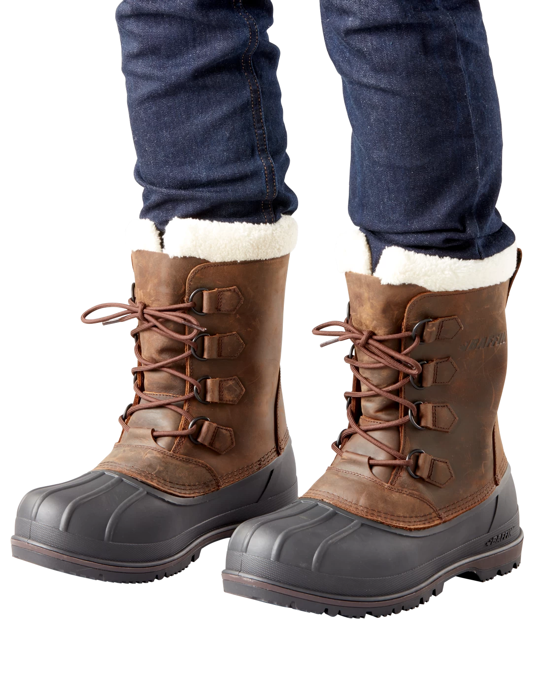 'Baffin' Men's 12" Canada Insulated WP Boot - Brown - Image 5