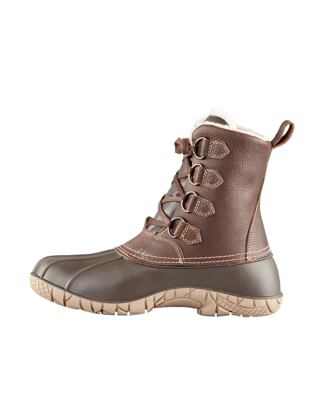 'Baffin' Men's 12" Yellowknife Insulated WP Boot - Brown - Image 7