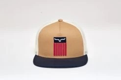 'Kimes Ranch' Men's Cody Trucker Cap - Work Wear Brown