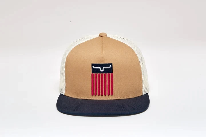 'Kimes Ranch' Men's Cody Trucker Cap - Work Wear Brown