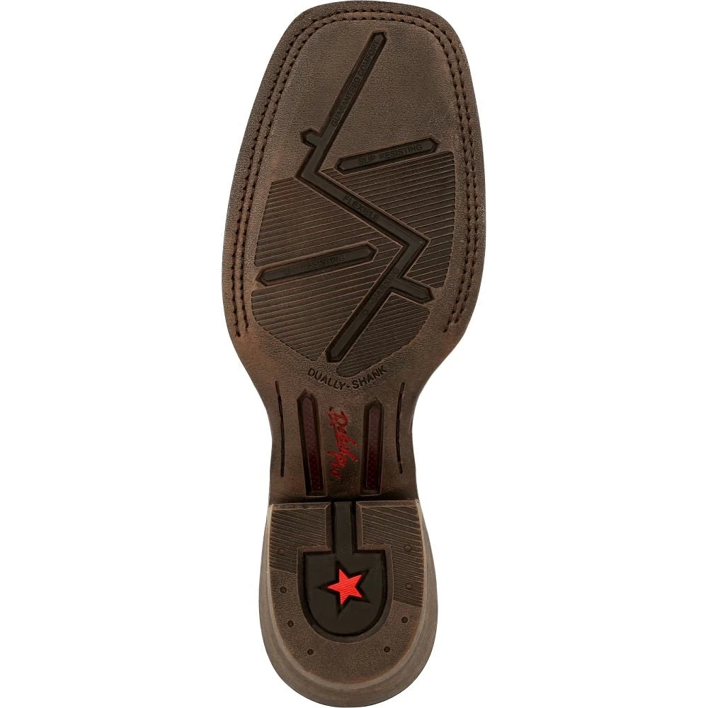 'Durango' Men's 15" Rebel Pro Western Saddle Boot - Chestnut / Brilliant Blue - Image 3