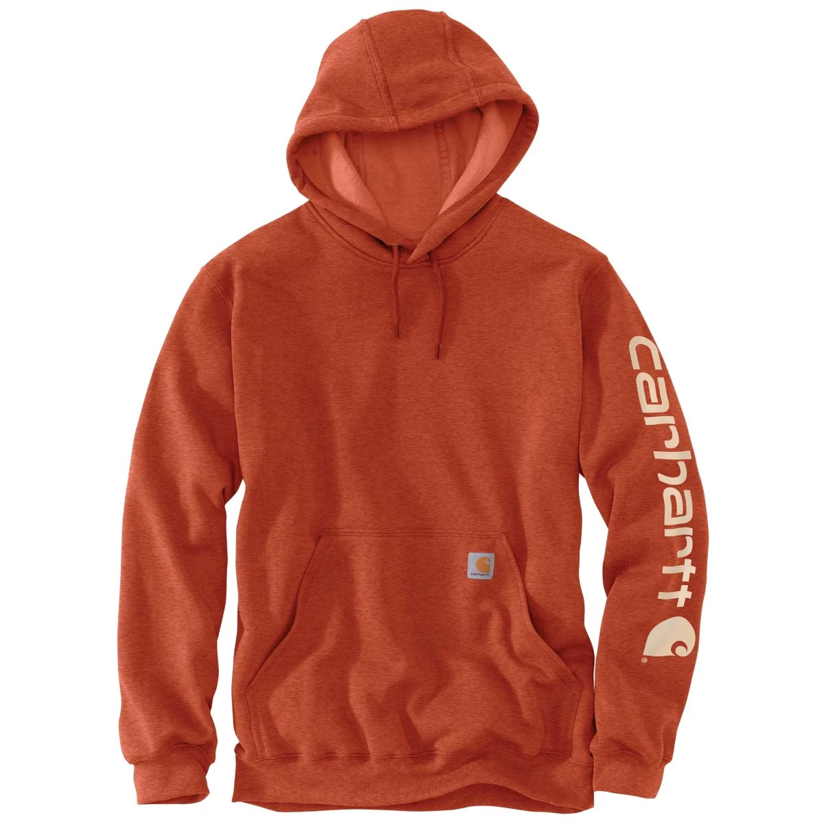 'Carhartt' Men's Midweight Logo Hoodie - Jasper Heather