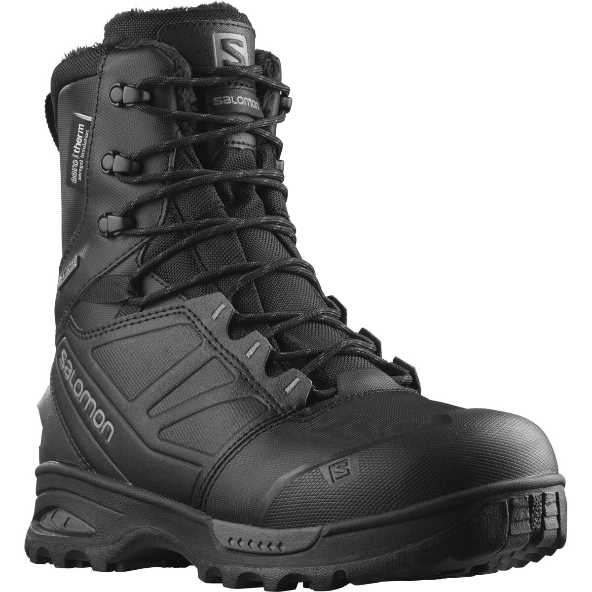 'Salomon' Men's 8" Toundra Pro Climasalomon⢠WP Winter - Black / Magnet - Image 4