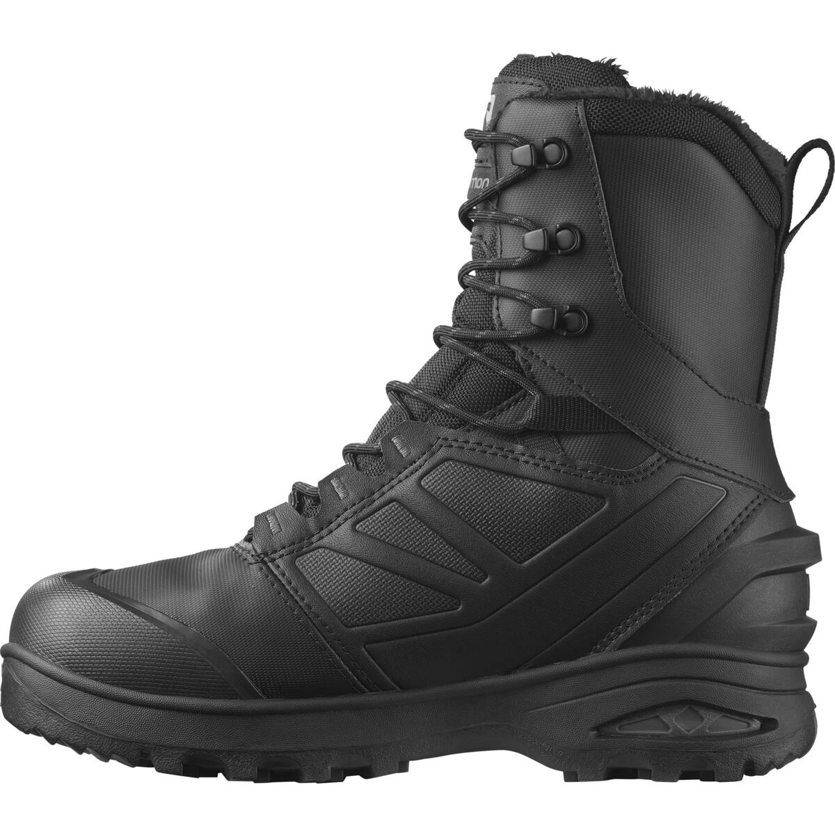 'Salomon' Men's 8" Toundra Pro Climasalomon⢠WP Winter - Black / Magnet - Image 6
