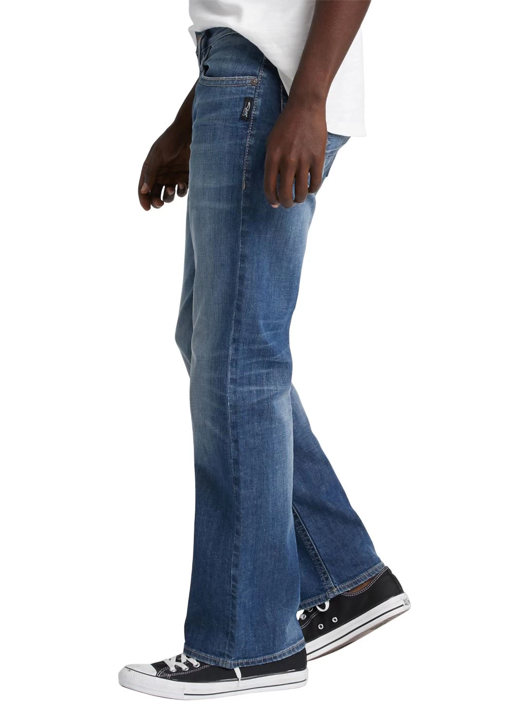 'Silver Jeans' Men's Craig Bootcut - Medium Dark Indigo - Image 3