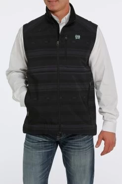 'Cinch' Men's Bonded Vest - Black