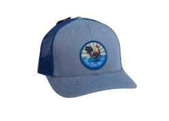 'Red Dirt Hat Company' Men's Crispy Chicken Cap - Heather Grey / Blue