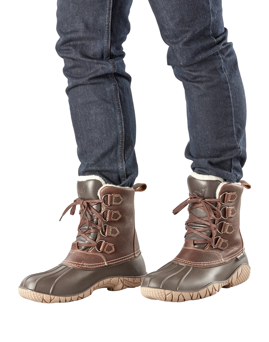 'Baffin' Men's 12" Yellowknife Insulated WP Boot - Brown - Image 6