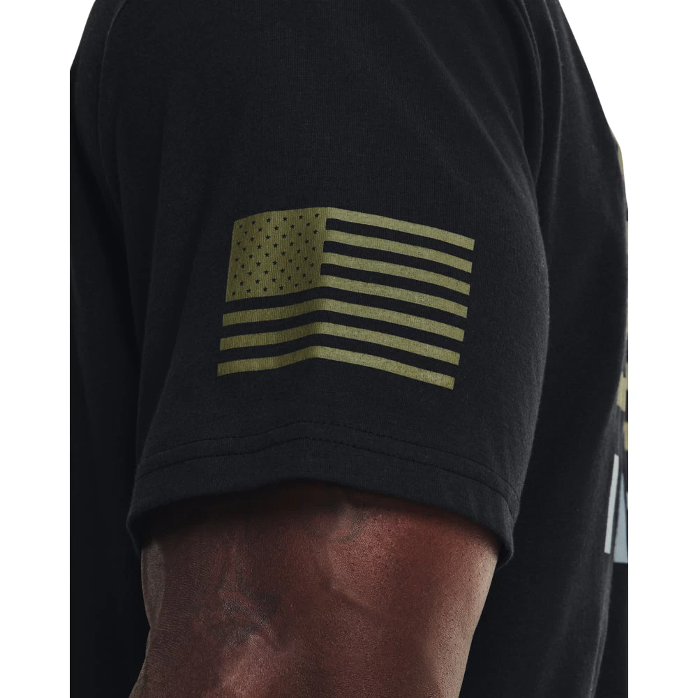 'Under Armour' Men's New Freedom Banner T-Shirt - Black - Image 2