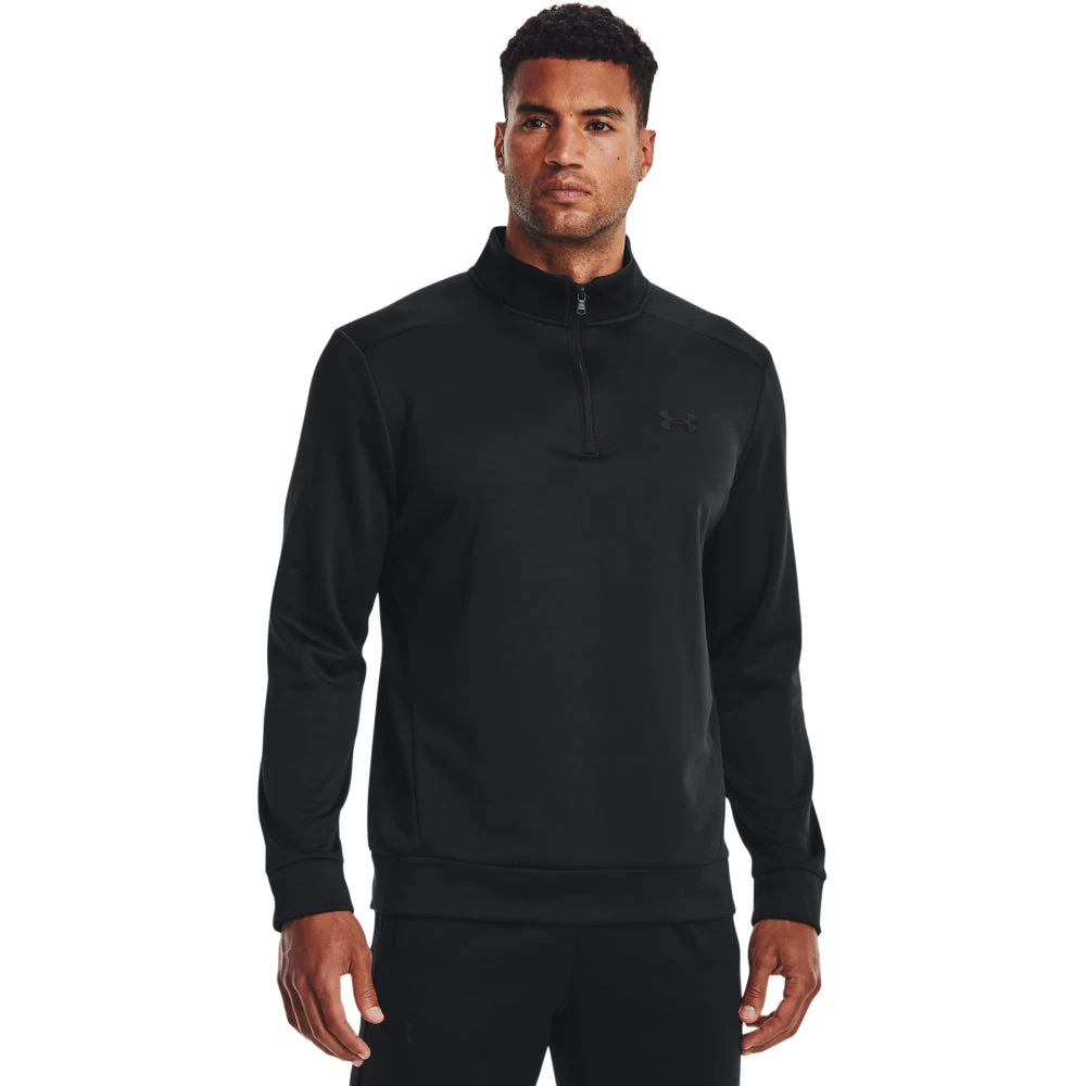 'Under Armour' Men's Armour Fleece 1/4 Zip Pullover - Black